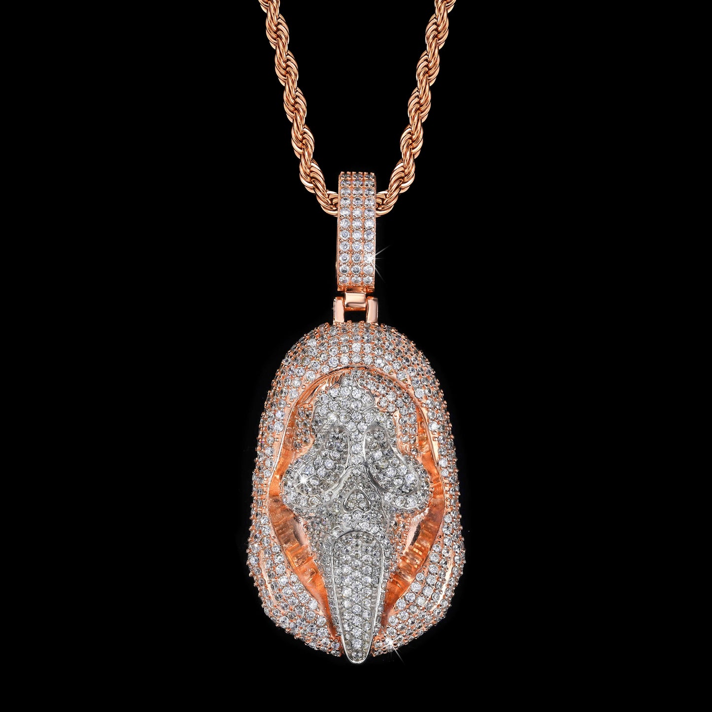 Screaming Reaper Iced Out Pendant