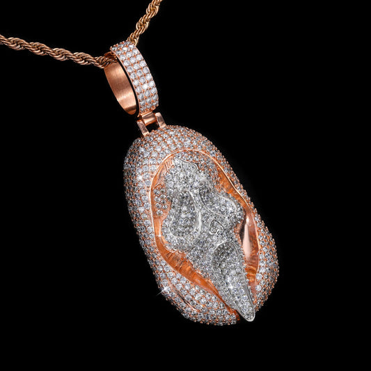 Screaming Reaper Iced Out Pendant