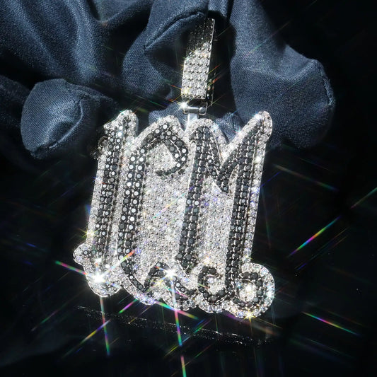 Custom Gothic Letter Pendant