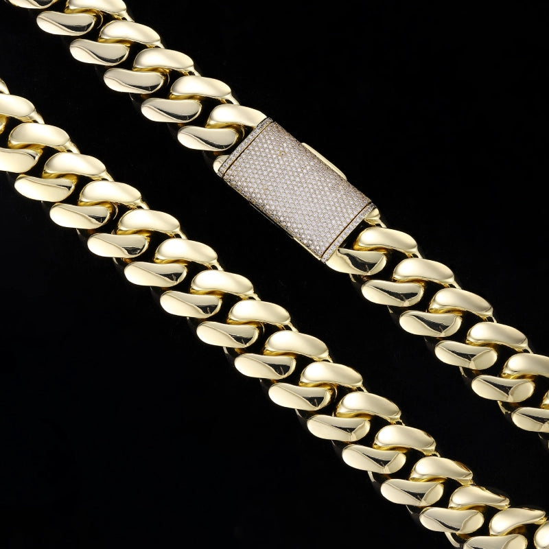Miami Cuban Chain With Iced Clasp