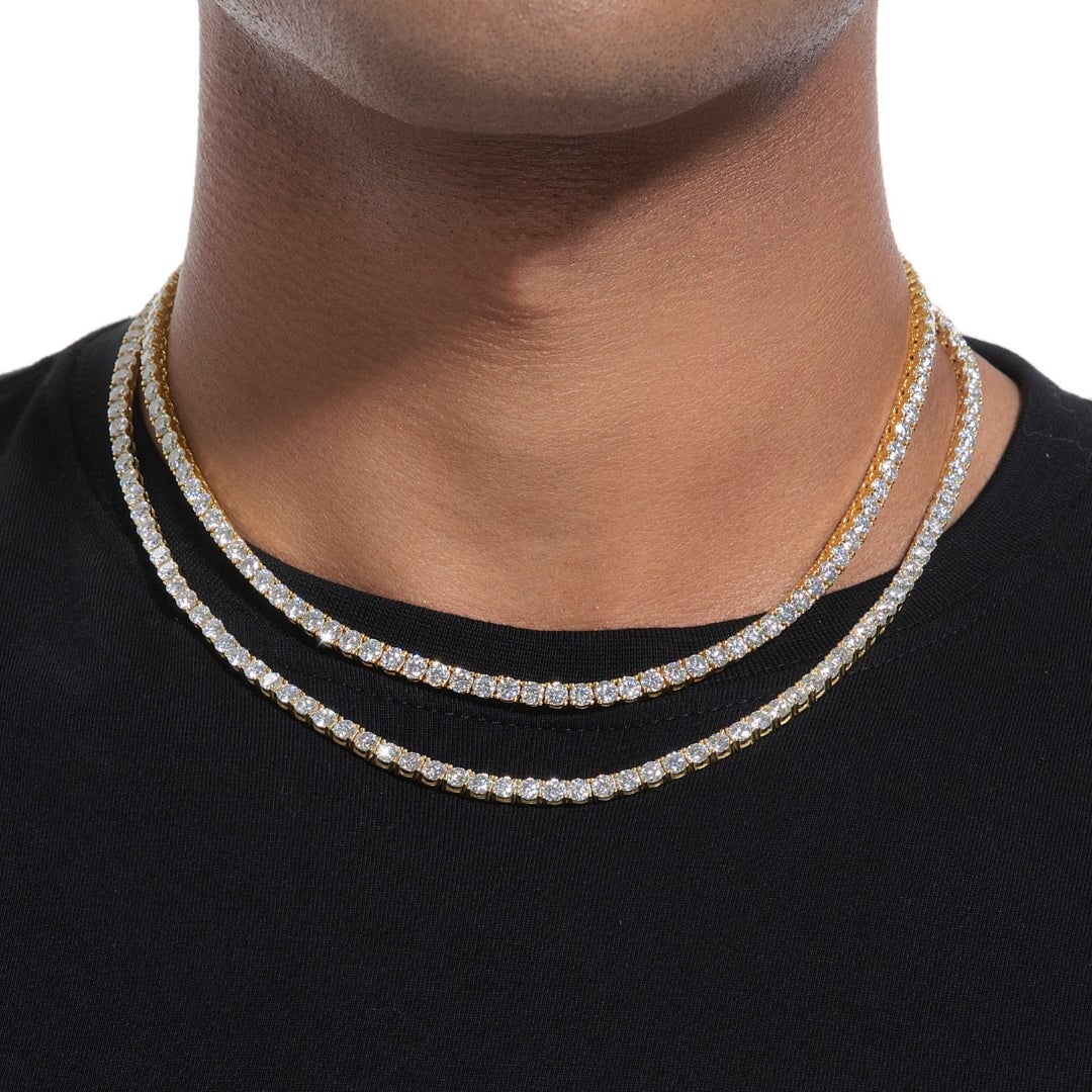 4MM S925 VVS Moissanite Tennis Chain