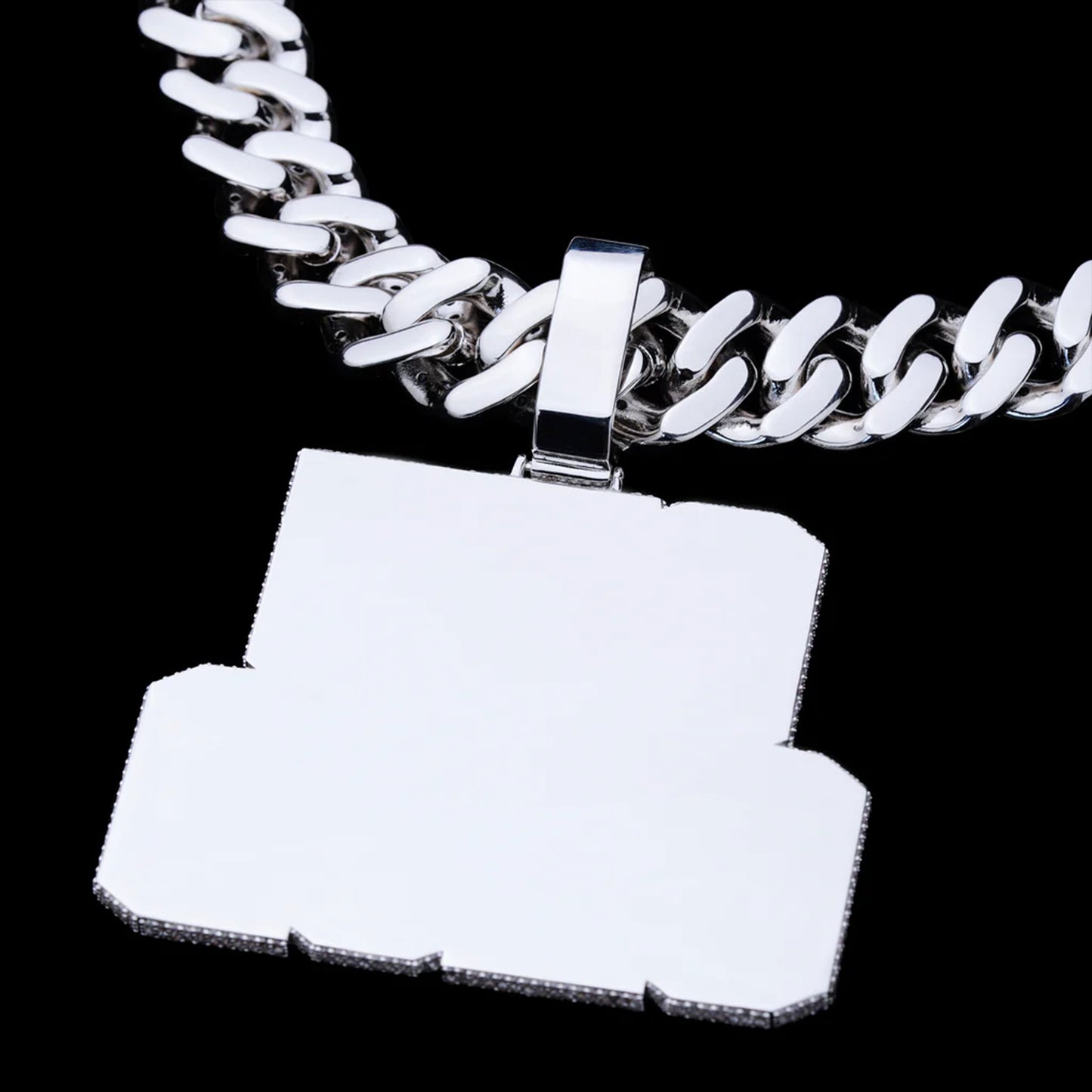 Baguette Box Letter Custom Pendant
