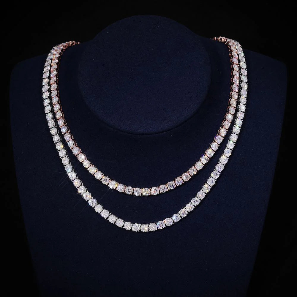 5MM S925 VVS Moissanite Tennis Chain