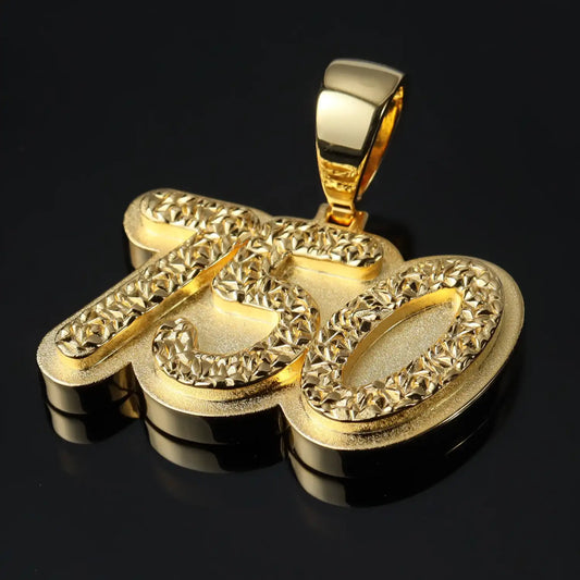 Custom Diamond Cut Polished Pendant