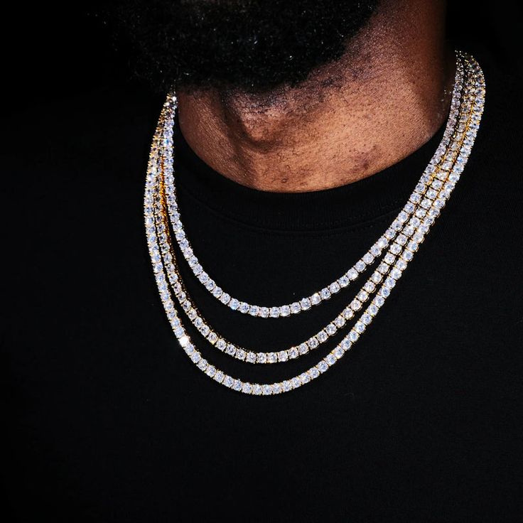 5MM S925 VVS Moissanite Tennis Chain