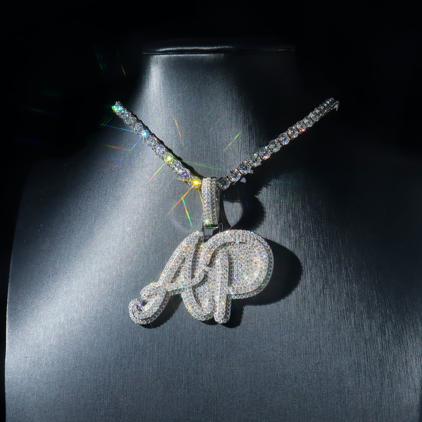 Custom Script Font Letter Pendant
