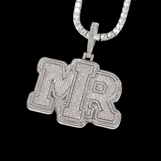 Baguette Cut Custom Pendant