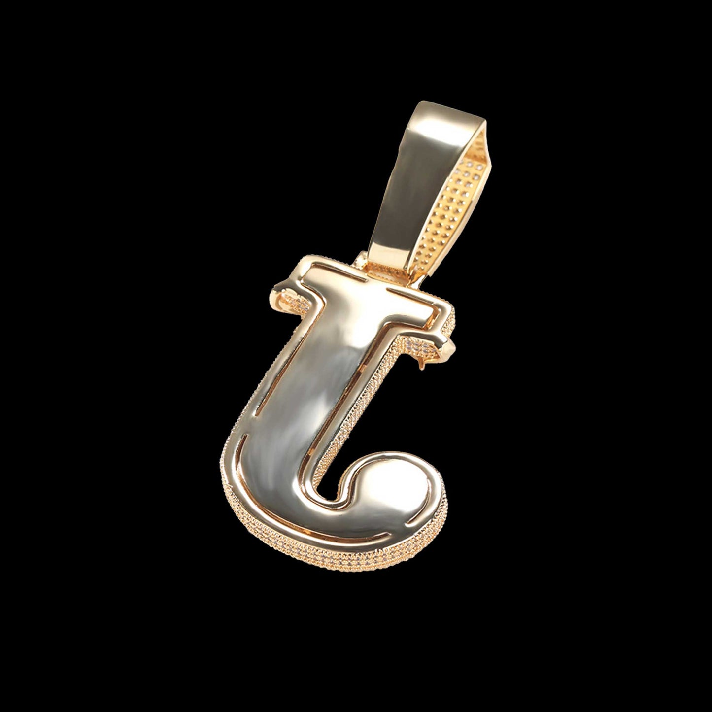 Barbed Wire Custom Letter Pendant