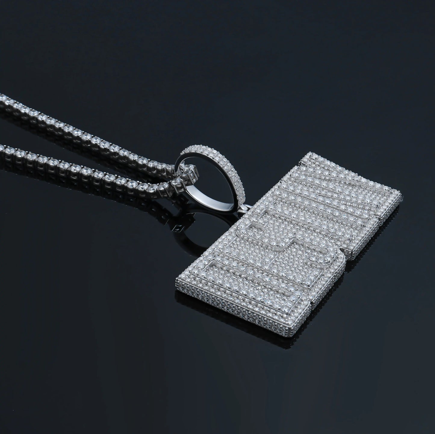 Custom Impact Font Letter Pendant