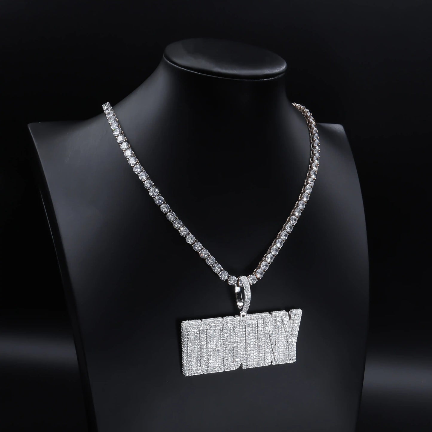 Custom Impact Font Letter Pendant