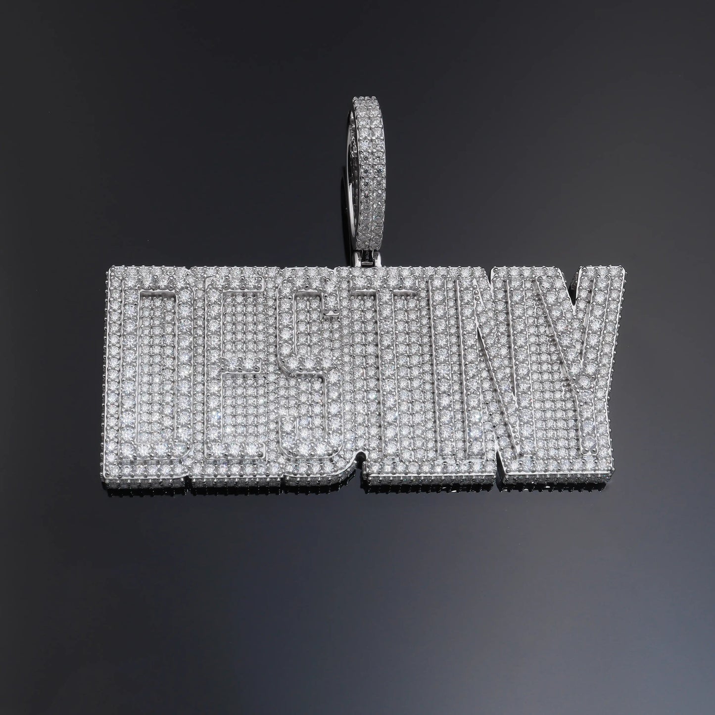 Custom Impact Font Letter Pendant