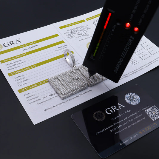 Custom Impact Font Letter Pendant