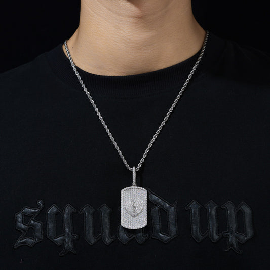 Broken Heart Photo Custom Moissanite Pendant