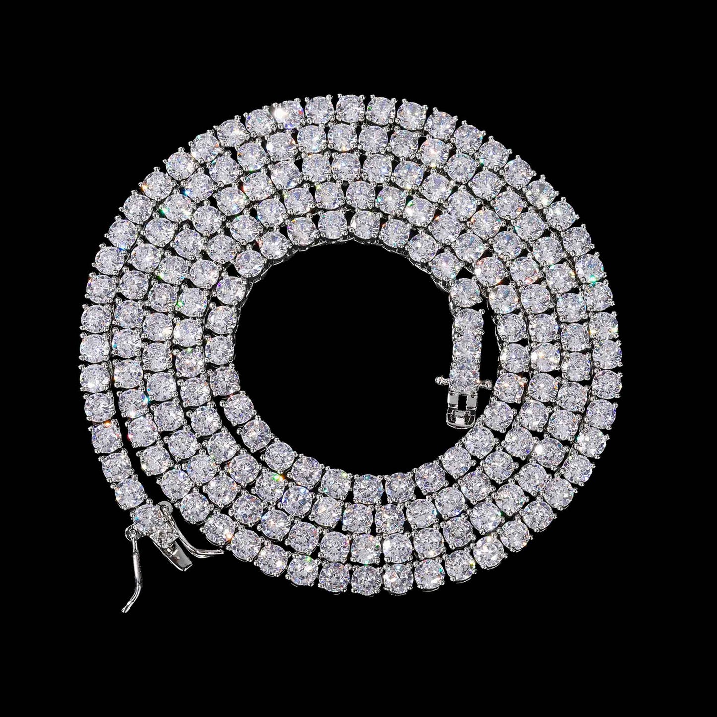 4MM S925 VVS Moissanite Tennis Chain