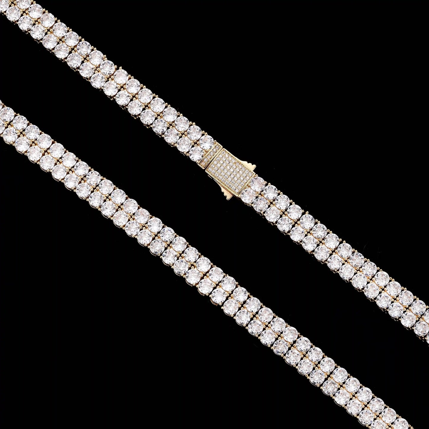 10MM Two Row Tennis Chain