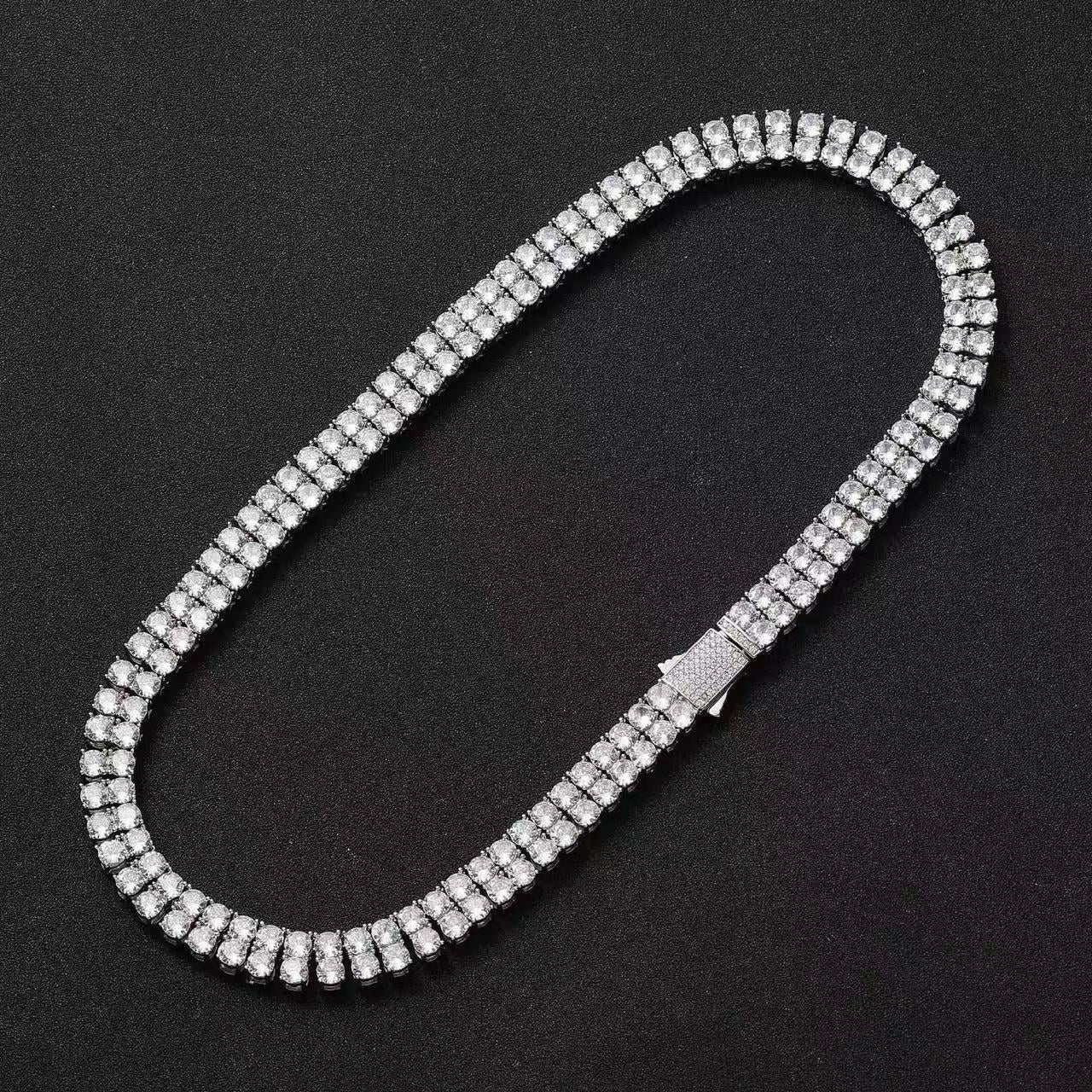 10MM Two Row Tennis Chain