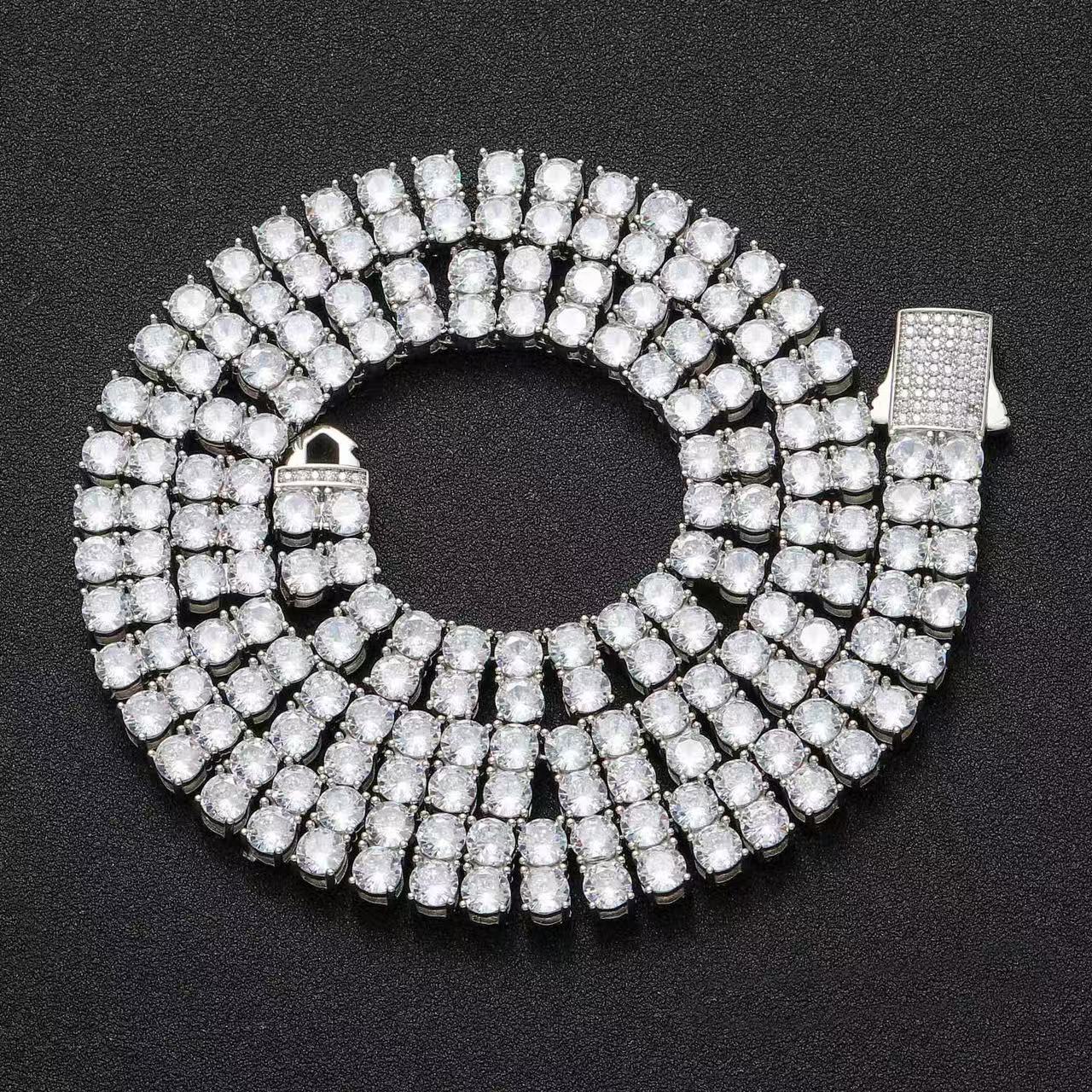 10MM Two Row Tennis Chain