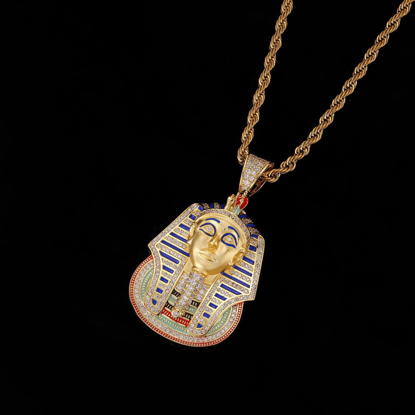 Iced Enamel Pharaoh Pendant