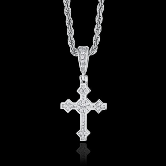 Iced Mini Celtic Cross Pendant