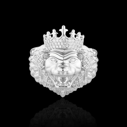 S925 Moissanite Lion Ring