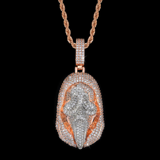 Screaming Reaper Iced Out Pendant