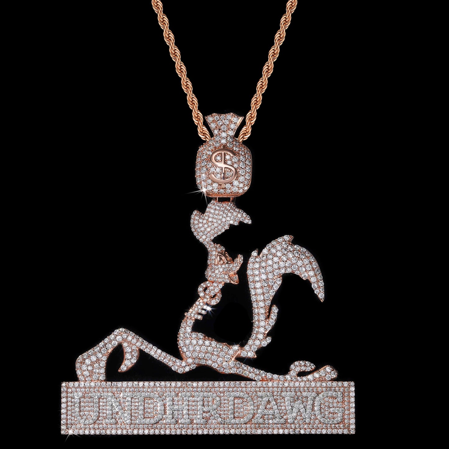 Money Bag Roadrunner Pendant