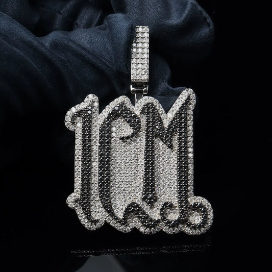 Custom Gothic Letter Pendant