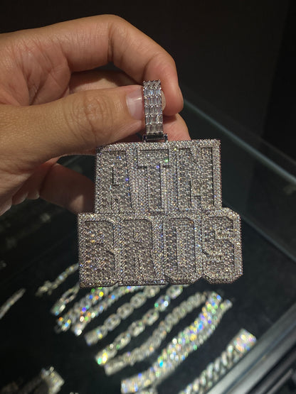 Baguette Box Letter Custom Pendant