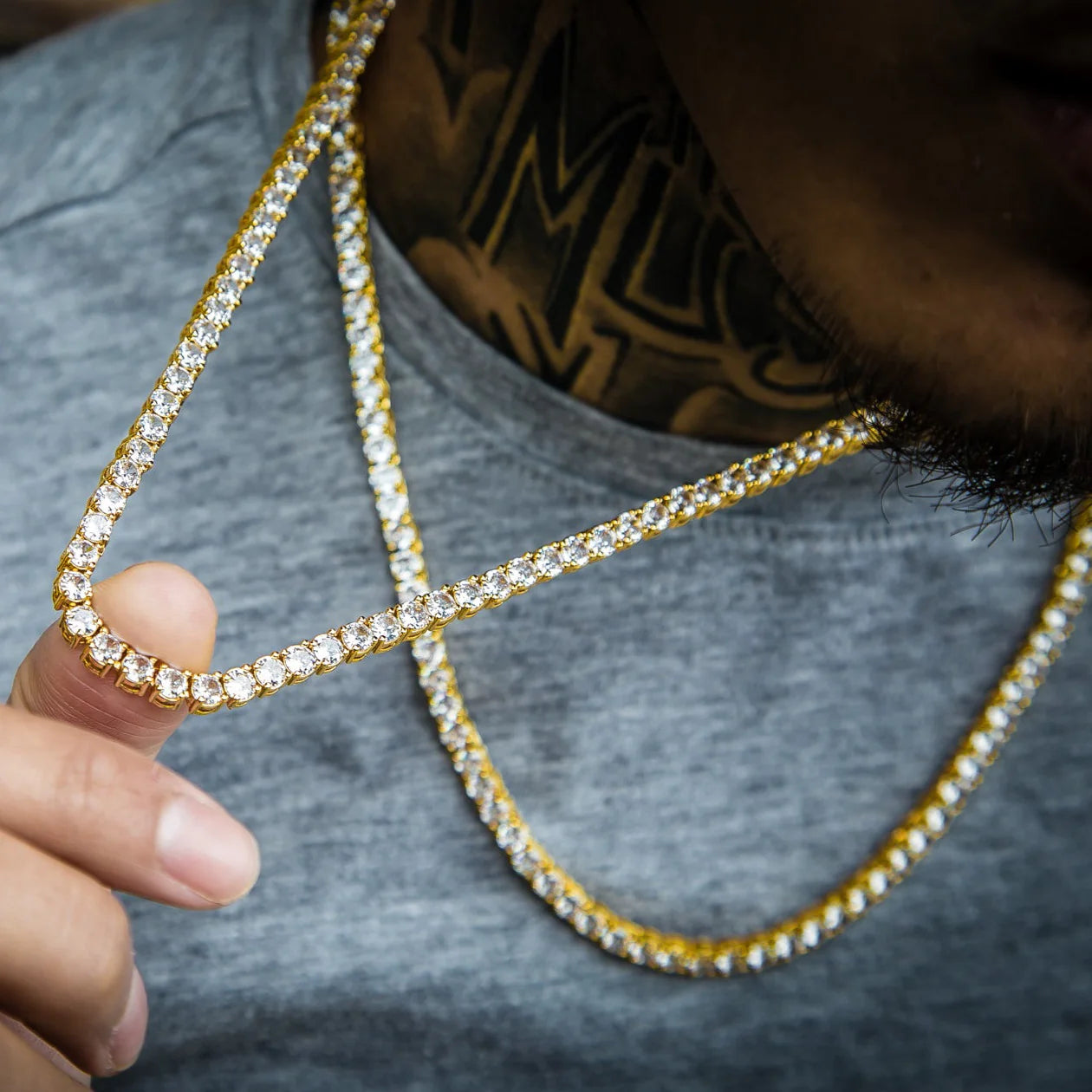 5MM S925 VVS Moissanite Tennis Chain
