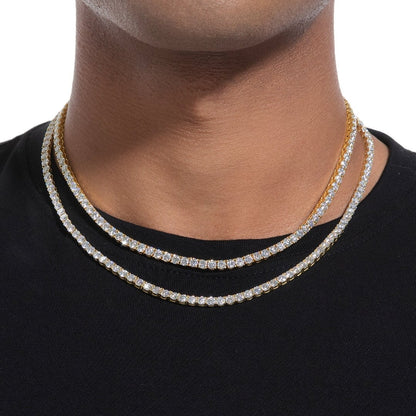 4MM S925 VVS Moissanite Tennis Chain