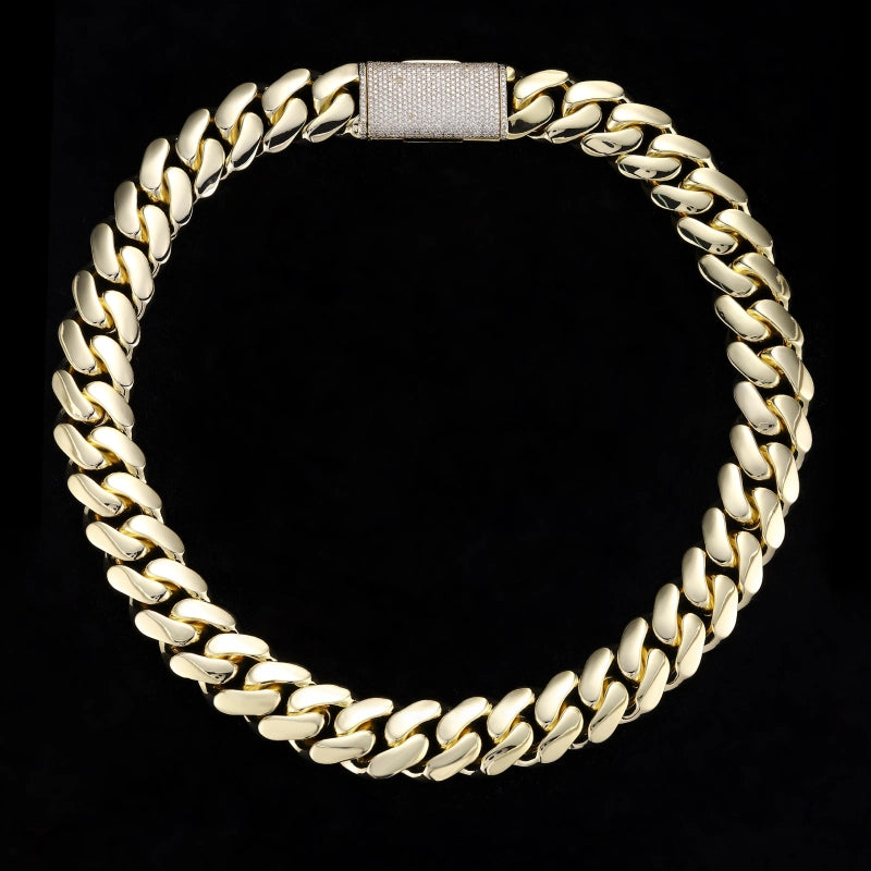 Miami Cuban Chain With Iced Clasp