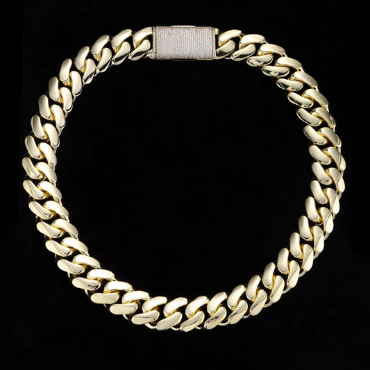 Miami Cuban Chain With Iced Clasp