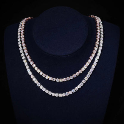 5MM S925 VVS Moissanite Tennis Chain