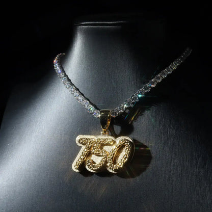 Custom Diamond Cut Polished Pendant