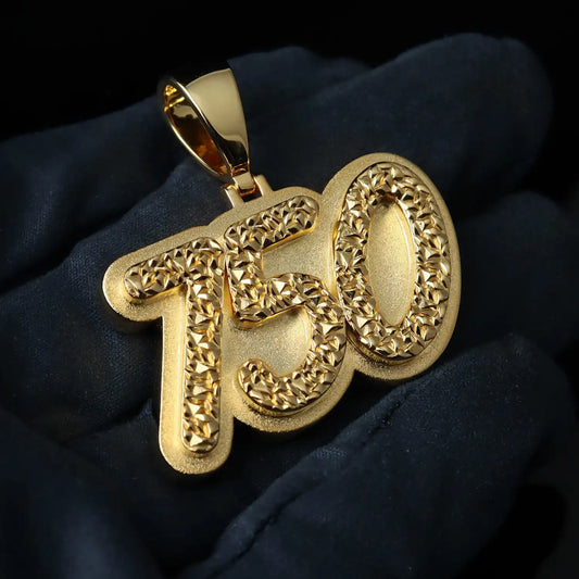 Custom Diamond Cut Polished Pendant