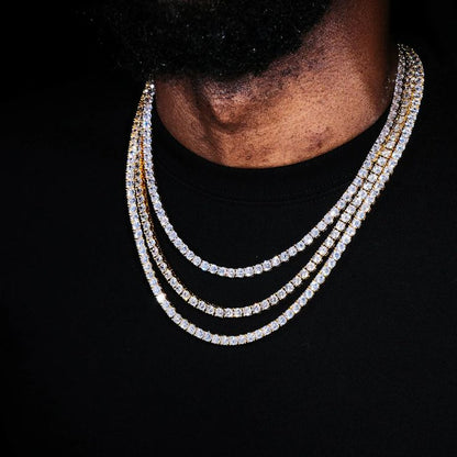 5MM S925 VVS Moissanite Tennis Chain