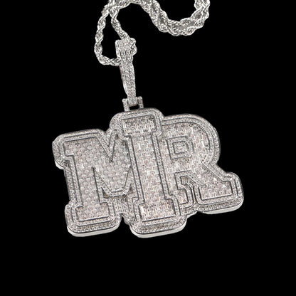 Baguette Cut Custom Pendant