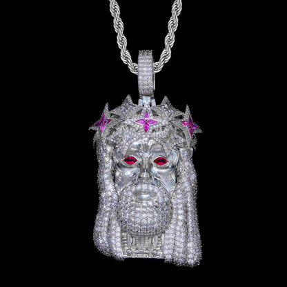 Iced Cyber Jesus Pendant
