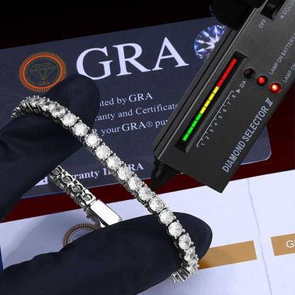 4MM S925 VVS Moissanite Tennis Bracelet