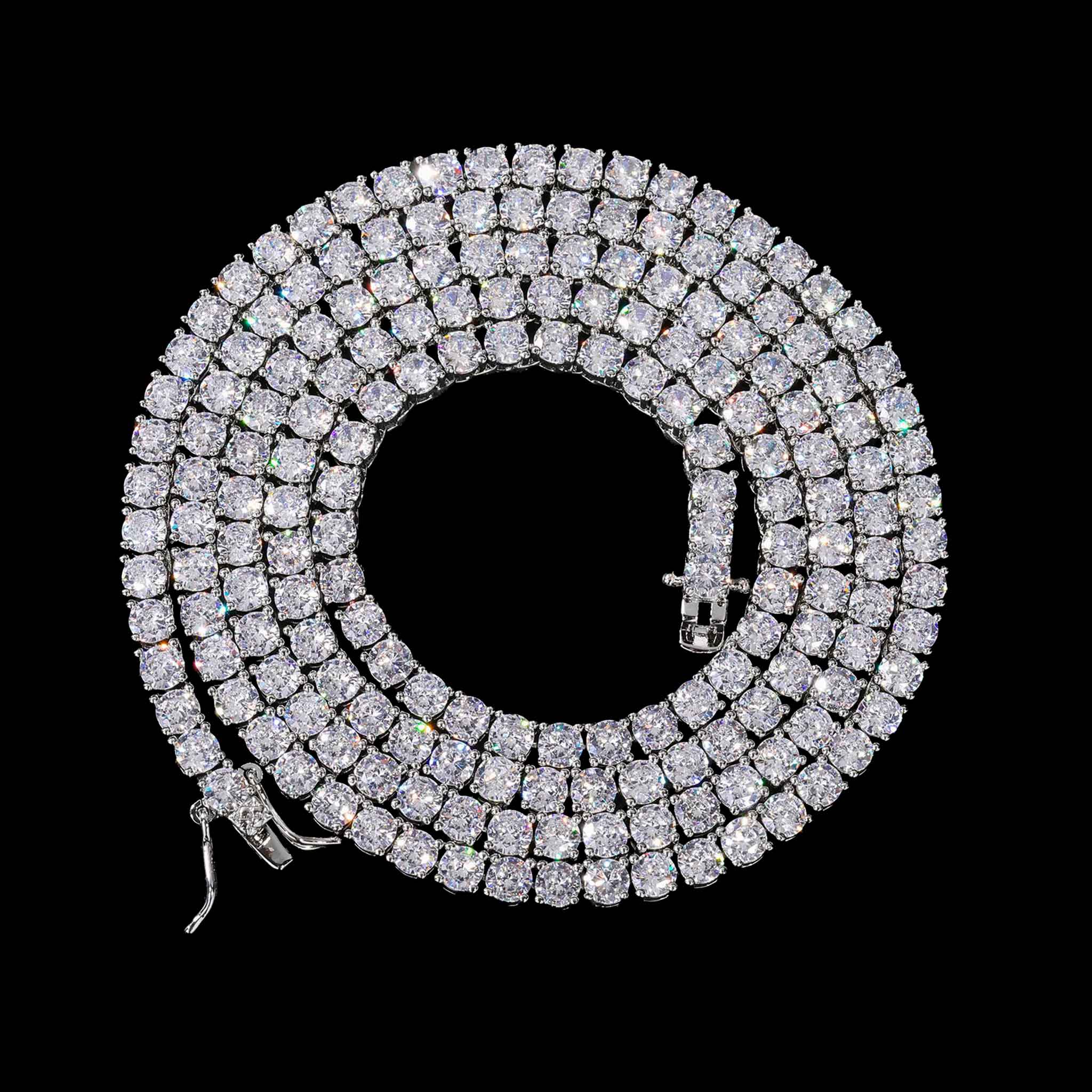 4MM S925 VVS Moissanite Tennis Chain