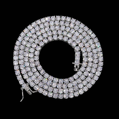 4MM S925 VVS Moissanite Tennis Chain