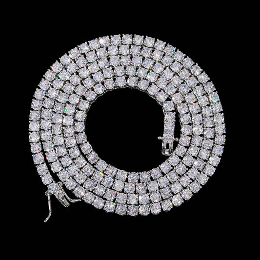 4MM S925 VVS Moissanite Tennis Chain