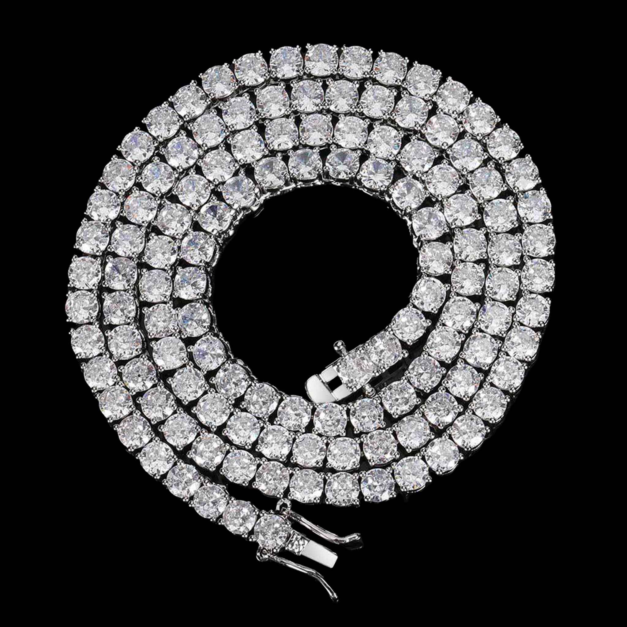 5MM S925 VVS Moissanite Tennis Chain