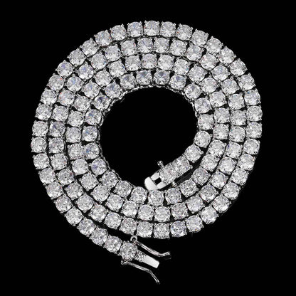 5MM S925 VVS Moissanite Tennis Chain