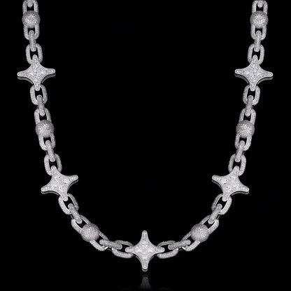 Marquise Cut Star Ball Mariner Chain