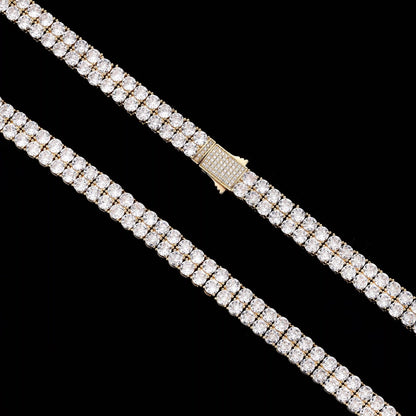 10MM Two Row Tennis Chain