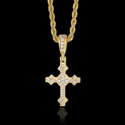 Iced Mini Celtic Cross Pendant