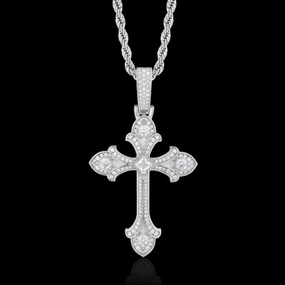 Iced Patonce Cross Pendant