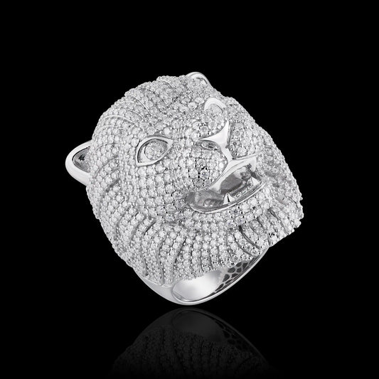 S925 Moissanite Bear Ring