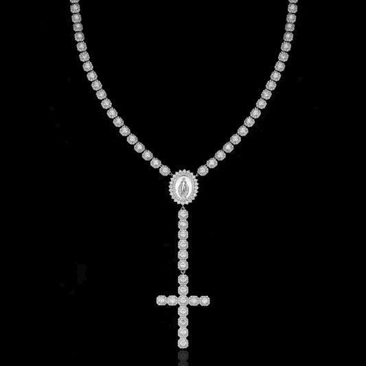 Micro Clustered Rosary Tennis Chain